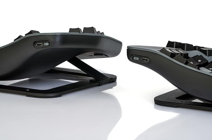 KINESIS Advantage360 Professional Split Ergonomic Keyboard - Bluetooth | Quiet Mechanical Switches | Fully Programmable Open Source | Contoured Shape | Adjustable Tenting | Backlit - Image 4
