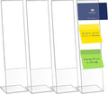 4 Pcs Multifunction Computer Monitor Memo Board, Clear Acrylic Monitor Sticky Note Holder for Office Home Desktop,Office Desk Accessories by Unknown