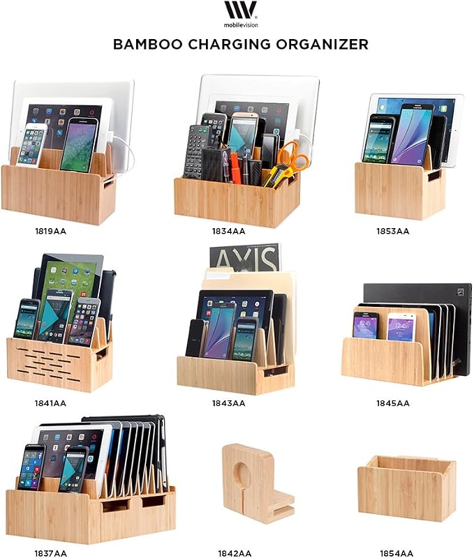 MobileVision Compatible Stand for Apple iWatch Adapter for use with Bamboo Charging Stations and Multi-Device Organizers - Image 7