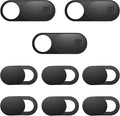ZUCUCUC Laptop Camera Cover Slide, Camera Cover, 9 Pack Ultra Thin Webcam Cover Slide for Laptop, Desktop, PC, Tablet, Smartphone, Protect Your Privacy and Security(Black) by ZUCUCUC