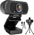 ToLuLu 1080P Webcam with Microphone, HD Webcam Web Camera with Tripod Stand | Widescreen USB Computer Camera, Streaming Mic Web cam for Online Calling/Conferencing,Facetime/YouTube Desktop Laptop PC by ToLuLu