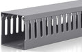 2" H x 2" W Cable Raceway, 99in Under Desk Wire Management Channel, Grey | Slotted Wire Duct, 6Pack, 16.5in Each, Heavy-Duty PVC Cable Management for Server Racks, Network Cables & Electrical Cabinets by ZhiYo