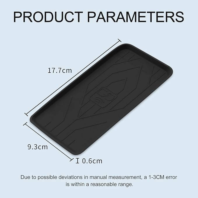 SMABEE Center Console Wireless Charging Mat for New Toyota Camry XV80 2025 | 2026 Camry XV80 Accessories,Wireless Phone Charging Pad,Center Console Liner,Non-Slip Pad Accessories,Silicone,Black - Image 6