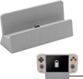 Charging Dock for Retroid Pocket Nova, USB-C Charger Station Portable Desktop Stand Base for Retroid Pocket Nova Handheld Game Console Accessories, Grey by Generic