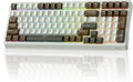 RK ROYAL KLUDGE F99 Wireless Mechanical Keyboard, Gasket Structure | 95% 100 Keys Hot Swappable RGB Gaming Keyboard, Tri-Mode BT/2.4GHz/USB-C, Pre-lubed Custom Switches, for PC/Xbox/PS4/PS5 by RKROYALKLUDGE