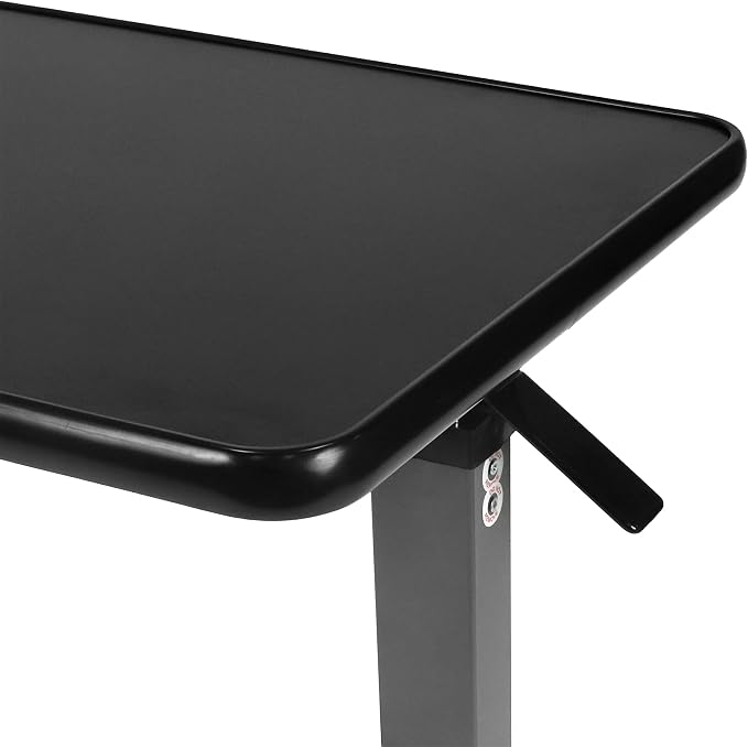 Vaunn Medical Cart Adjustable Overbed Table with Wheels – Rolling Bedside Table for Hospital, Portable Standing Cart & Laptop Desk for Bed, Couch, Wheelchair - Image 4