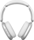 Wentronic Y02 Active Noise Cancelling Wireless Headphones, Silver | Over-Ear, Bluetooth, 60H Playtime,Crystal Clear Calls, Hi-Res Audio, Big Bass, Foldable Lightweight for Travel Home Office by Wentronic