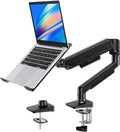 HUANUO 2 in 1 Function Laptop Mount with Tray, Fits 13-34″ Monitors & Up to 17″ Notebook, Ergonomic Laptop Arm with Full Motion Adjustment, Laptop Stand for Desk, VESA 75x75mm/100x100mm by HUANUO
