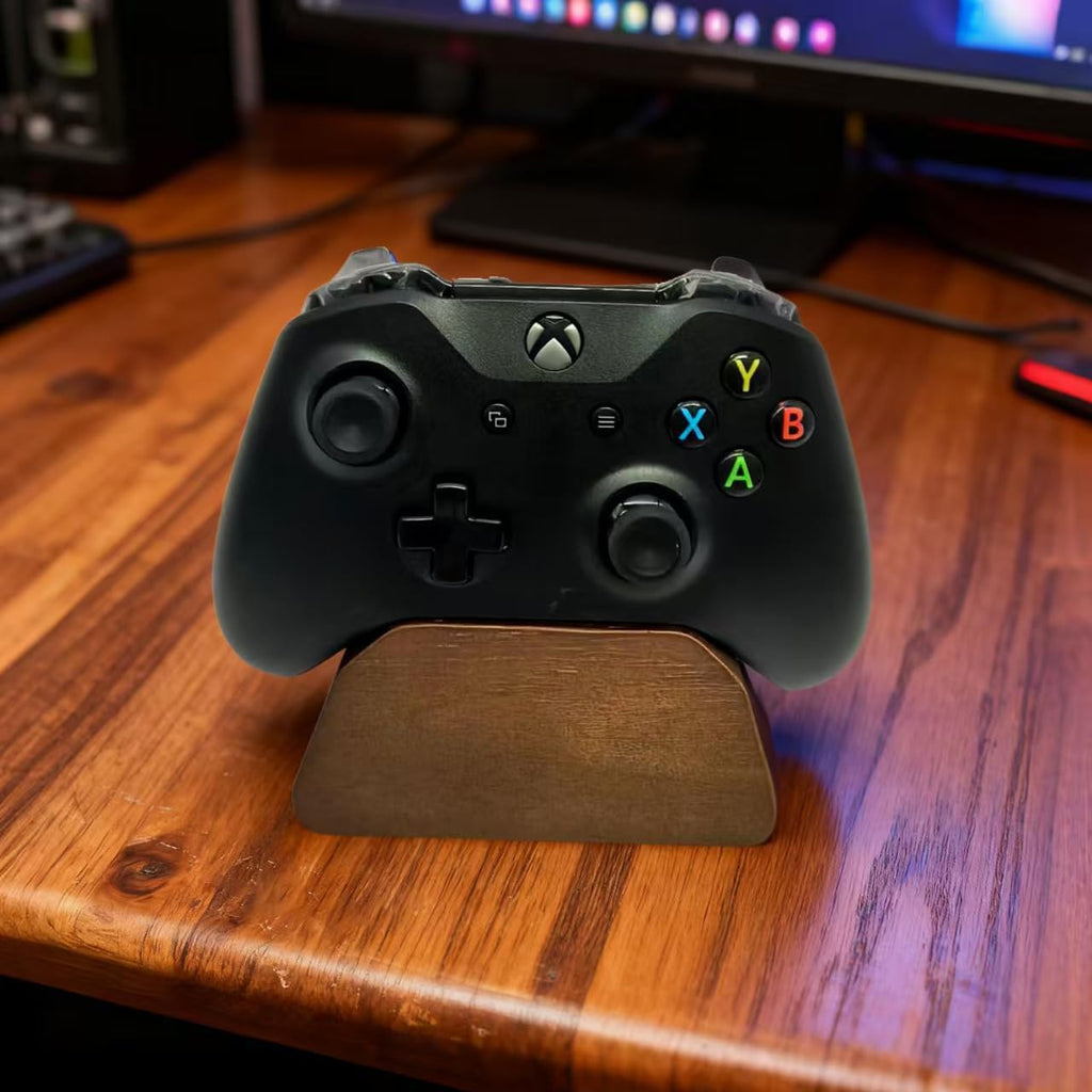 Solid Wood Gamepad Stand, Controller Holder for PS4 PS5 Xbox - Image 2