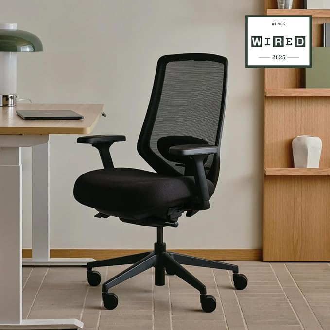 Branch Ergonomic Chair Pro, Mesh Office Chair with 14 Points of Adjustment | Height, Depth and Tilt Adjustable, 5D Armrests, Forward Tilt, Smooth Recline, and Lumbar Support, Black - Image 2