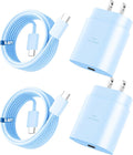 Super Fast Charger Type C, 25W USB C Wall Charger Fast Charging for Samsung Galaxy S26 Ultra/S26/S26+/S25 Ultra/S25/24 Ultra/S24/S23 Ultra/S22 Ultra with 6.6FT Long Android Type C Charger Cable 2Pack by Vilive