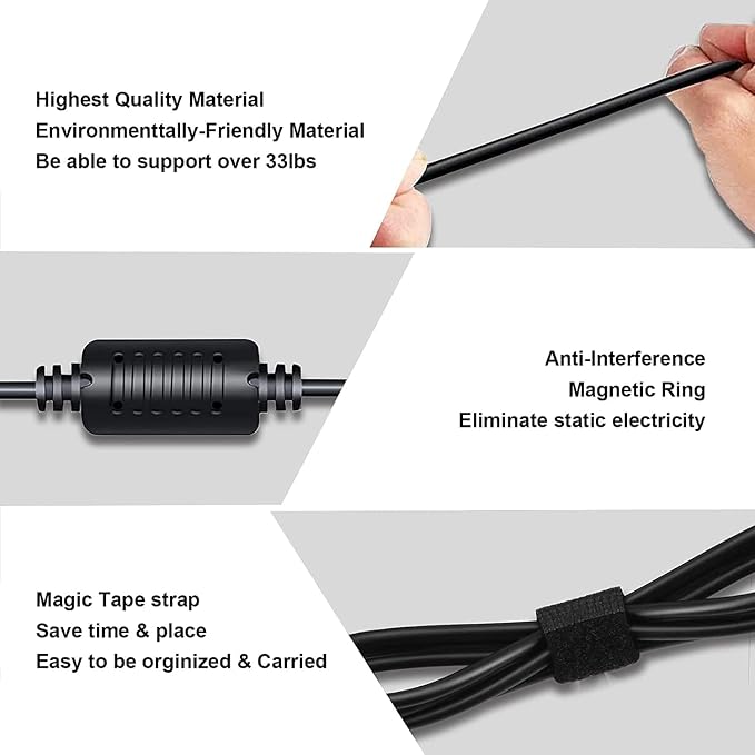 Blue Tip 65W Replacement for HP Laptop Charger Compatible with HP Pavilion x360 14 15 17,Envy 13 15 X360,Elitebook 840 G5, ProBook Chromebook Stream Series2 - Image 5