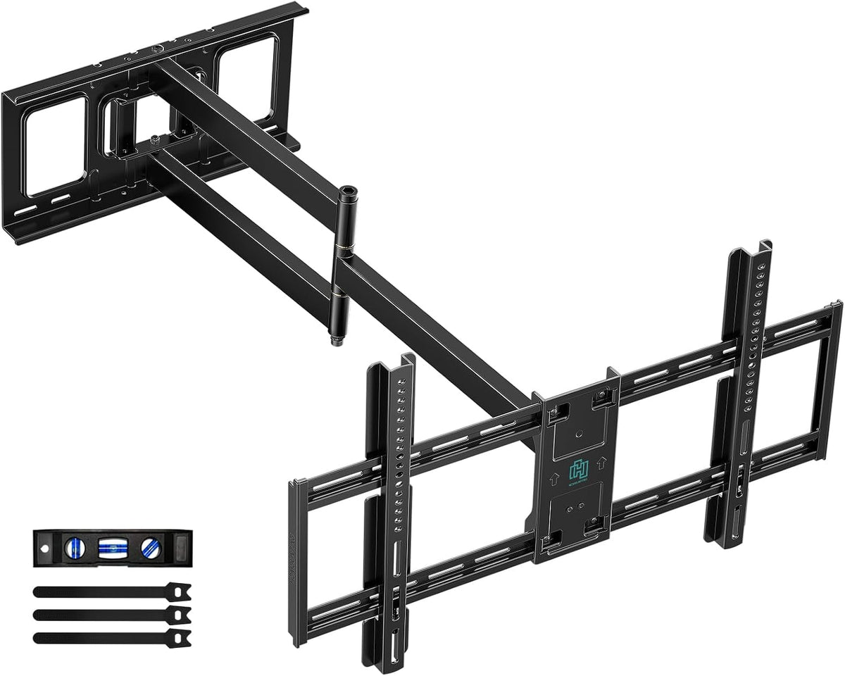 Extra Long Arm Full Motion TV Wall Mount For 42–80” TVs by HCMOUNTING