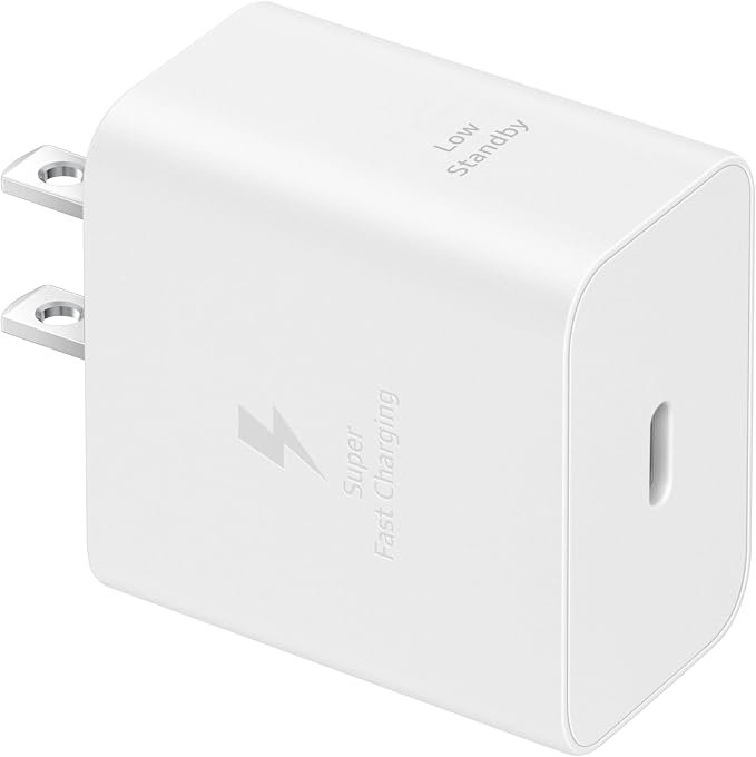 Samsung 45W Wall Charger Power Adapter, Cable Not Included, Super Fast Charging for Galaxy Phones, Tablets and USB Type C Devices, Low Standby Power Consumption, EP-T4511NWEGUS, White - Image 2