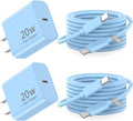 iPhone 17 16 15 Charger Fast Charging 10FT, 20W USB C Charger Block & Cable | 2Pack [Apple MFi Certified] 20W Type C Charger & 10FT Long Type C Charging Cord for iPhone 17/17 Pro/17 Pro Max/16 15 Pro Max by MatsushoUSBCCharger