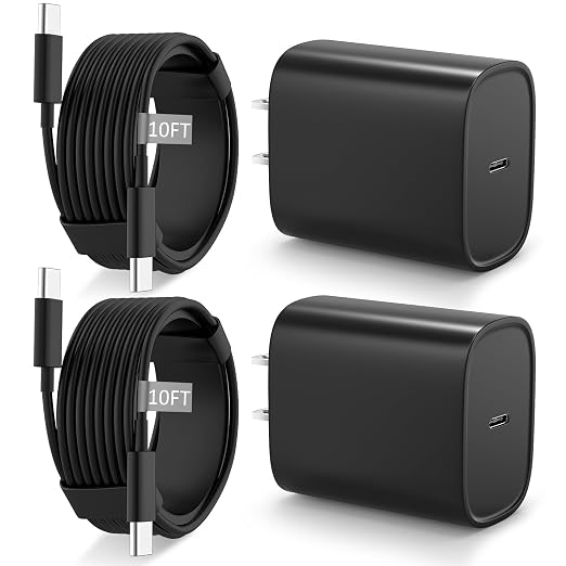 Phone 17 16 15 Charger Fast Charging Type C Chargers USB C Fast Charger Block & Phones 17 Charger Cord 10FT Long USB C Charging Cable for i.Phone 17/17 Pro/17 Pro Max/Air/Phone 16 15 Pro Max,Black by DiHines