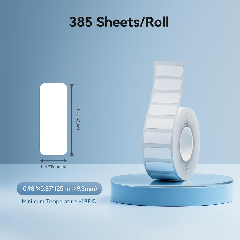 NIIMBOT M2/M3 Labels Low-Temperature Label Paper 0.98'' x 0.37'' - Image 3