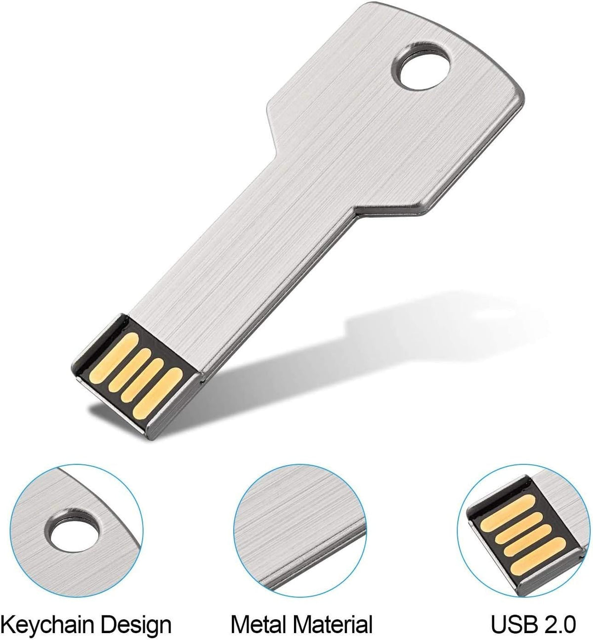64GB USB Flash Drive 5 Pack USB 2.0 Memory Stick Thumb Drives Jump Drive - Image 6