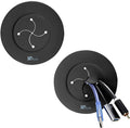 3in TV Cable Hider Wall Kit, YCLYC Large TV Cord Hider for Wall Mounted TV | TV Cord Covers for Wires on Wall Kit, Behind in Wall Cable Management Kit, Black TV Wire Hider for Wall (2Pack) by YCLYC