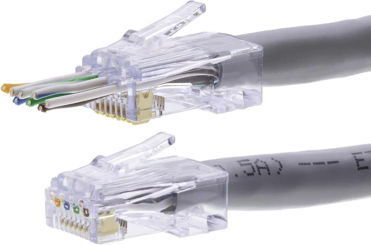 Platinum Tools 202048J ezEX48 Connector for Ethernet Cable Termination, 100 per Jar - Image 7