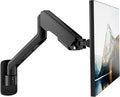 PEGZONE Single Monitor Wall Arm 17"-40" Ultrawide 26.4Lbs VESA Black | Fully Adjustable, Space Saving Design, VESA 75x75 & 100x100, For Home Office Gaming, Supports Ultrawide Displays by Pegzone