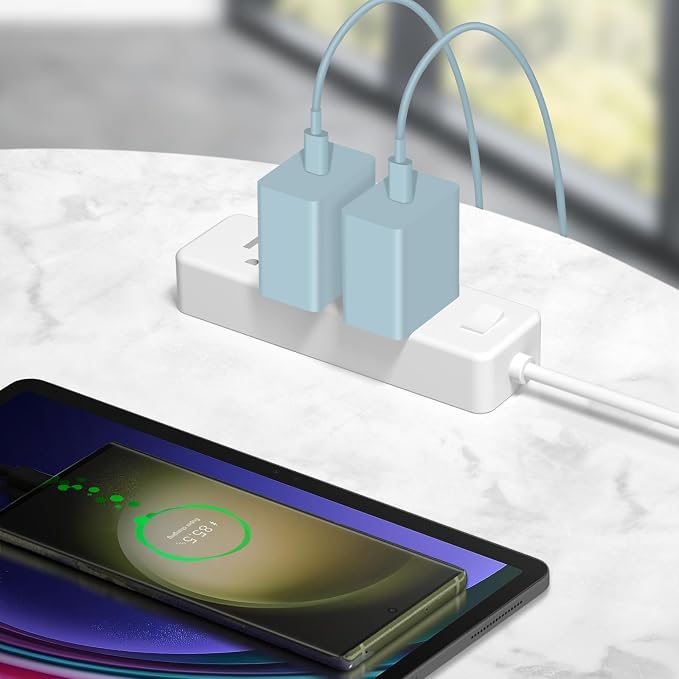 USB C Charger Type C Charger Fast Charging Long 10FT 45W Samsung Charger | for iPhone Air/17 Plus/17 Pro/17 Pro Max/16 Plus/16 Pro/16 Pro Max/15 Pro Max/iPad Pros/Samsung Galaxy S26/S25,Android(Blue) - Image 7