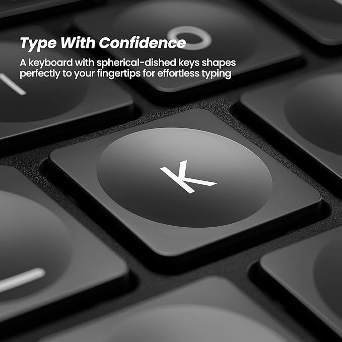 Nulea Wireless Ergonomic Keyboard, Split Keyboard with Wrist Rest, USB-C Charging, 7-Color Backlight, Natural Typing, Bluetooth and USB Connectivity, Compatible with Windows/Mac | Bluetooth 2.4G Keyboard with USB-C Charging, 3 Device Switching, Adjusta... - Image 6
