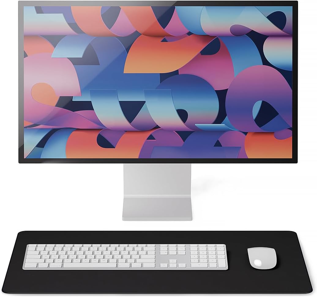Jotsome Leather Desk Pad Mat, 24" x 14", Black - Image 3