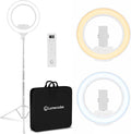 Lume Cube Ring Light Pro | Wireless Professional Lighting for Photography, Streaming, Video | Adjustable Color and Brightness | Includes Sturdy, Portable Tripod Mount and Padded Carrying Case by LumeCube