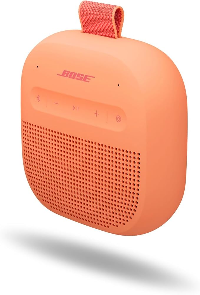 Bose SoundLink Micro Portable Bluetooth Speaker (2nd Gen), Wireless Outdoor Speaker, Up to 12 Hours Battery Life, Waterproof and Dustproof, Sunset Peach - Limited Edition Color | Portable audio for travel and outdoor use with IP67 rating and 6-hour bat... - Image 4