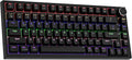 Newmen GM326 Mechanical Keyboard,75% Percent Gaming Keyboard,Wired Keyboard | Mechanical Keyboard,75% Percent Gaming Keyboard,Wired,Backlit,Hot Swappable,Compact,Mini,Black,PC Keyboards,Knob,Red Switch by NEWMEN