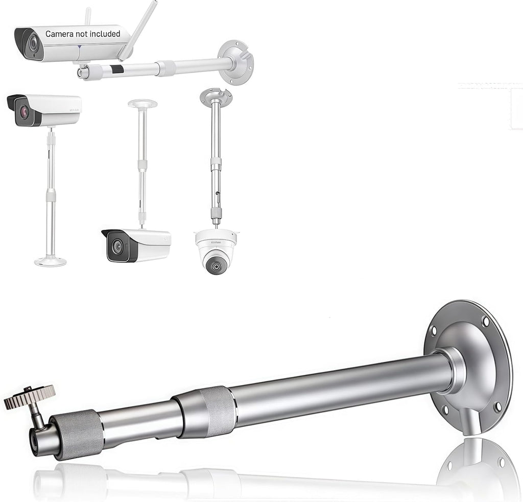 30-60cm Adjustable Tilt Swivel Bracket Long Drop Ceiling Mount Stand for CCTV Surveillance Camera Housing Home Surveillance System by V-Fiabilidad