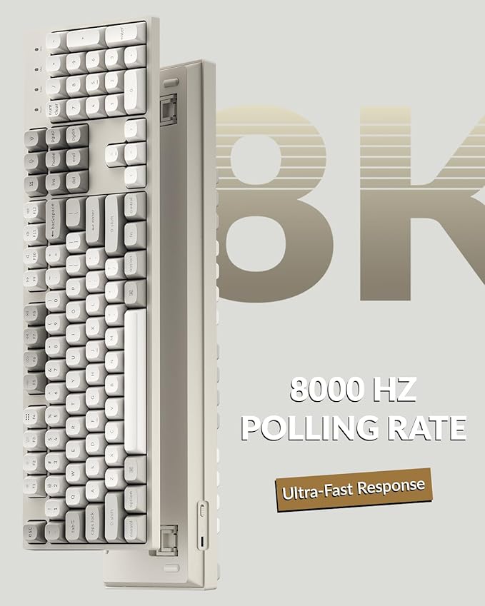 Keychron C2 Pro Wired Mechanical Keyboard with 8K Hz Polling Rate, Full Size Custom RGB Backlit Hot-Swappable, Non-Shine Through PBT Keycaps Compatible with Mac Windows Linux - Image 2