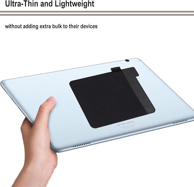 Portable External Hard Drive Carrying Case Sleeve Storage for Laptop, Reusable Adhesive Stick On Holder for Computer Accessories Wireless Mouse/Earphones/USB Cable,Travel Pocket Pouch - Image 5