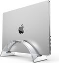 Acrylic Vertical Laptop Stand for Desk,Acrylic Invisible Desktop Notebook Dock,Vertical Laptop Holder Space-Saving Organizer for All MacBook, Surface, Samsung, HP, Dell by Enjoynow