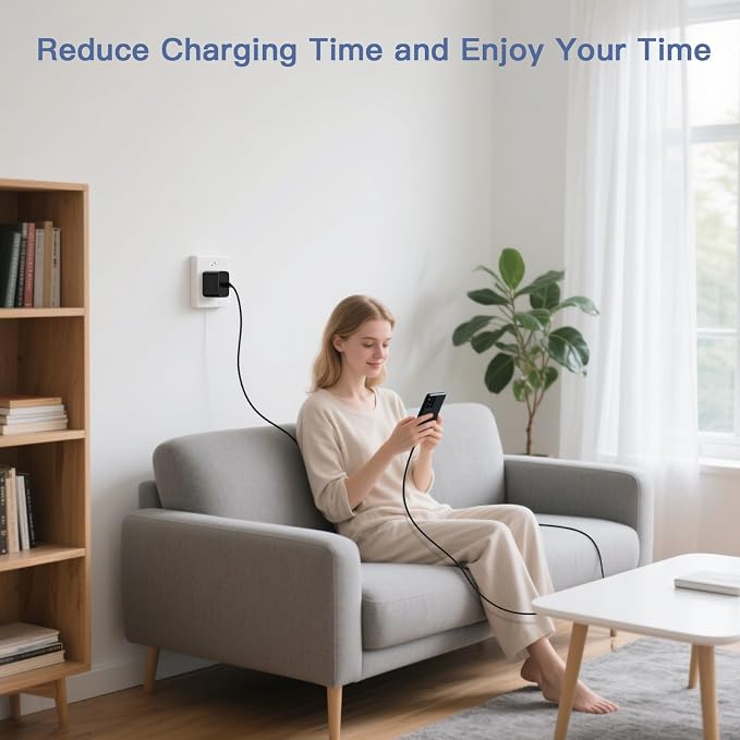 45W Samsung Super Fast Charger Block, 2Pack Type C Fast Charging Block with 3FT 6FT USB C Charger Cable Compatible with Samsung Galaxy S24 S23 S22 S21 Ultra/S20/S20 Ultra/Note 20 Ultra - Image 7