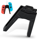 Joy-Con Charging Grip 1PCS for Switch/OLED, 6.6ft USB-C Cable & Dual Charger - Play While Charging, Shaped Ergonomic Handle with | Black by Haotianchi