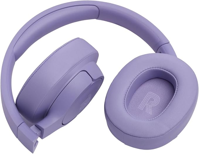 JBL TUNE 770NC - Adaptive Noise Cancelling with Smart Ambient Wireless Over-Ear Headphones, Bluetooth 5.3, Up to 70H battery life with speed charge, Lightweight, comfortable & foldable design (Purple) - Image 5
