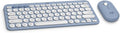 Logitech Pebble 2 Combo Mac Wireless Keyboard and Mouse - Tonal Blue | Slim, quiet, portable, customizable, Bluetooth, Easy-Switch, for Mac, macOS, iPadOS by Unknown