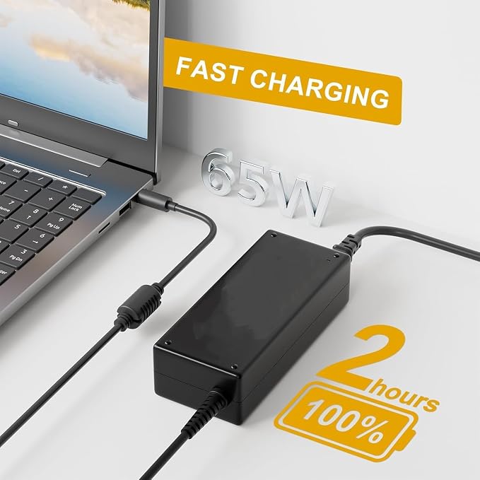 BIYTC 65W Laptop Charger Compatible with Dell Latitude 3520 3420 3510 3410 | 3450 3540 3550 vostro 3530 3520 3510 3420 5502 Laptop Power Adapter - Image 2