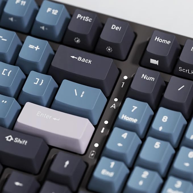 RK ROYAL KLUDGE RK98 Wireless Mechanical Keyboard, 100 Keys 98% Layout with Custom Switches Hot Swappable, Tri-Mode BT5.1/2.4G/USB-C Full Size Gaming Keyboard with Numpad RGB, Brown Switch - Image 5