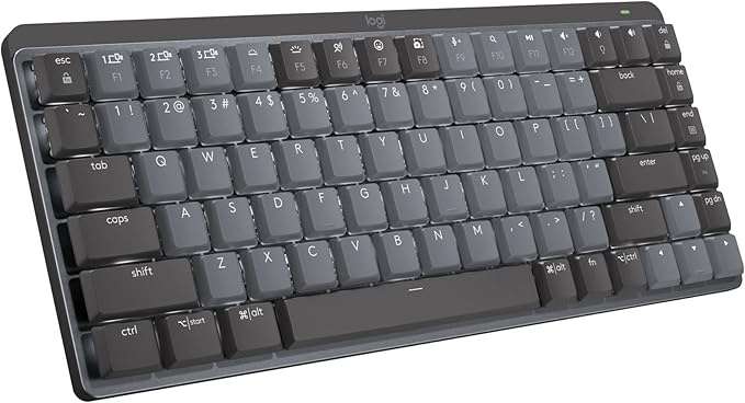 Logitech MX Mechanical Mini Wireless Illuminated Keyboard Linear Switches | USB-C, macOS, Windows, Linux, iOS, Android, Metal construction by Unknown
