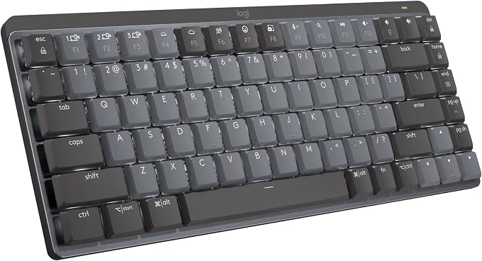 Logitech MX Mechanical Mini Wireless Illuminated Keyboard Tactile Quiet | Illuminated, backlit, Bluetooth, USB-C, macOS, Windows, Linux, iOS, Android by Unknown
