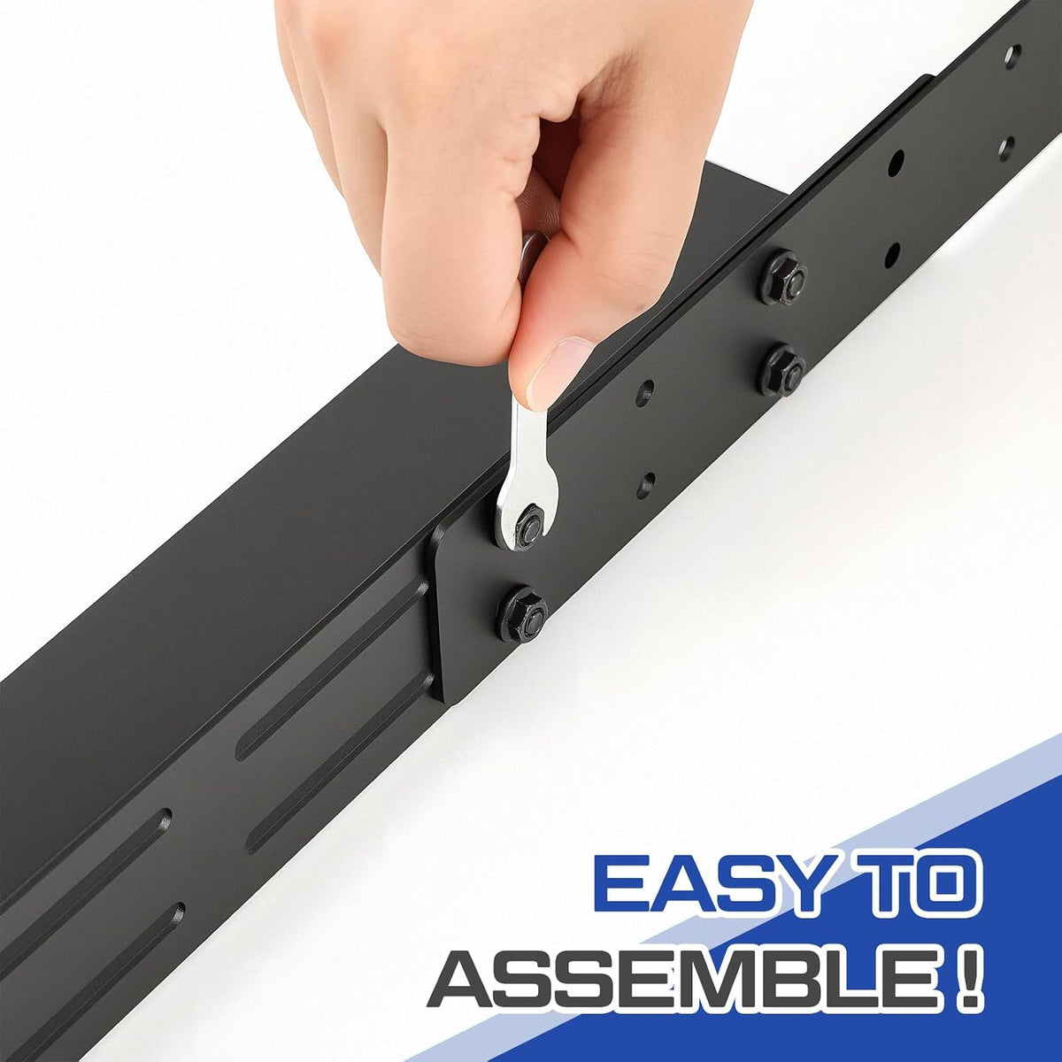 2 Set 1U Rack Mount Rails Universal 4 Post Server Rack Rail Shelf 16-29 Inch Adjustable Depth 120-44 lb Capacity for 1U Server Shelf Computer Cabinets Network Equipment IT Accessories - Image 6