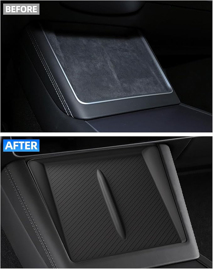 Model 3 Centre Control Wireless Charging Mat，Center Console Wireless Charger Pad Compatible with Tesla Highland Model 3 2024 2025 - Image 8
