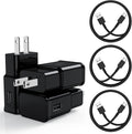 Type C Charger Fast Charging, 3 Pack USB C Android Phone Charger&6ft Cables | Wall Charger Blocks &3x 6ft USB-C cables for Samsung Galaxy S8/S9/S10 Plus/S10e/S20/S21 Ultra/Plus, Note 8/9/10, Pixel3 Black by Cndons