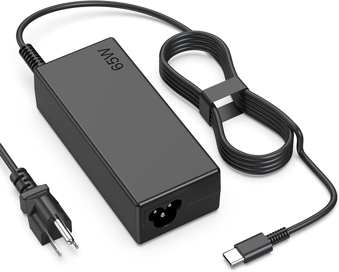 65W Chromebook Charger USB Type C Compatible with HP, Acer, Asus, Dell, Lenovo, Samsung, Google Laptops, Computer Charger Power Cord Type C by heesky