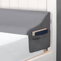 Vekkia Bed Wedge Pillow for Headboard,Bed Gap Filler Twin (Gap 0–6") Gray | Bed Wedge Gap Filler/Mattress Wedge Gap Filler to Close The Gap (0-6") Between Your Headboard and Mattress,39"x10"x7" by Vekkia
