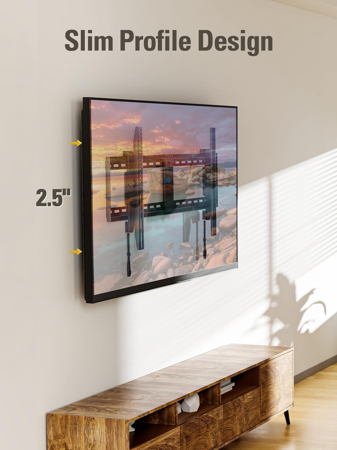 Mounting Dream TV Wall Mount for 42-86 Inch TVs, Tilting TV Mount Bracket - Image 2