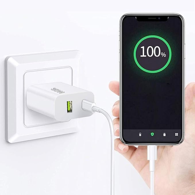 2 Pack 30W USB C Charger Block, Dual Port Type C Wall Charger Fast Charging | Power Adapter Cube for iPhone 14/14 Pro/14 Pro Max/14 Plus/13/12/11, XS/XR/X, iPad, Samsung, More - Image 5